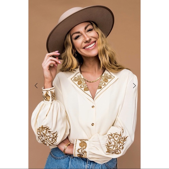 Dressed in Lala Embroidery Blouse - Picture 1 of 5